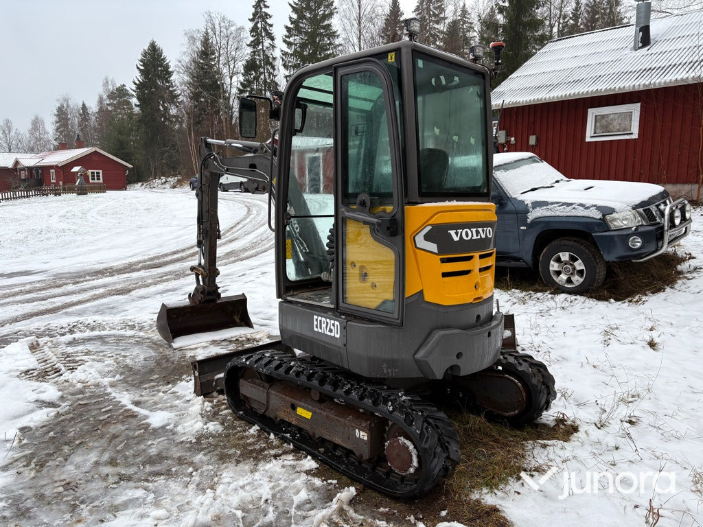 Grävmaskin - Volvo ECR25D, inkl. redskap - Miniexcavadora: foto 3 Grävmaskin - Volvo ECR25D, inkl. redskap - Miniexcavadora: foto 3