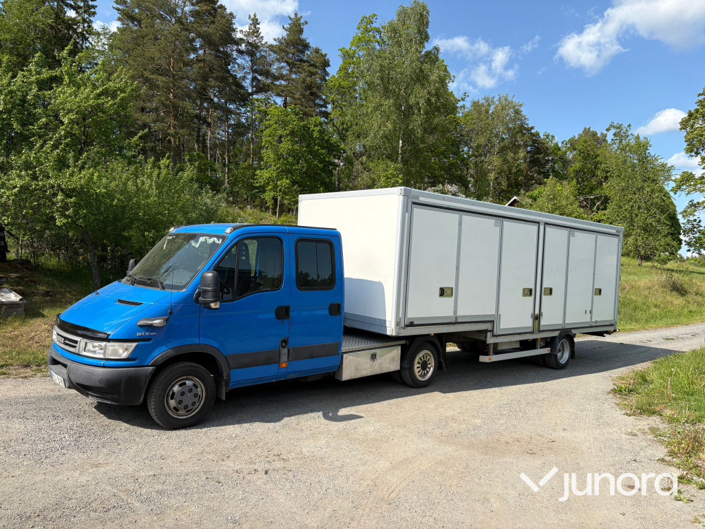 Iveco Daily lastbil inkl. trailer - Cabeza tractora BE, Furgoneta combi: foto 1 Iveco Daily lastbil inkl. trailer - Cabeza tractora BE, Furgoneta combi: foto 1