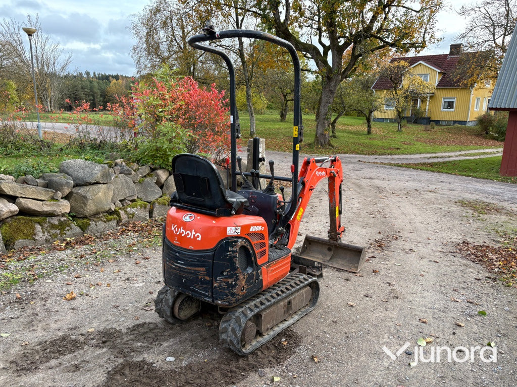 Minigrävare - Kubota, K008-3 - Miniexcavadora: foto 5 Minigrävare - Kubota, K008-3 - Miniexcavadora: foto 5