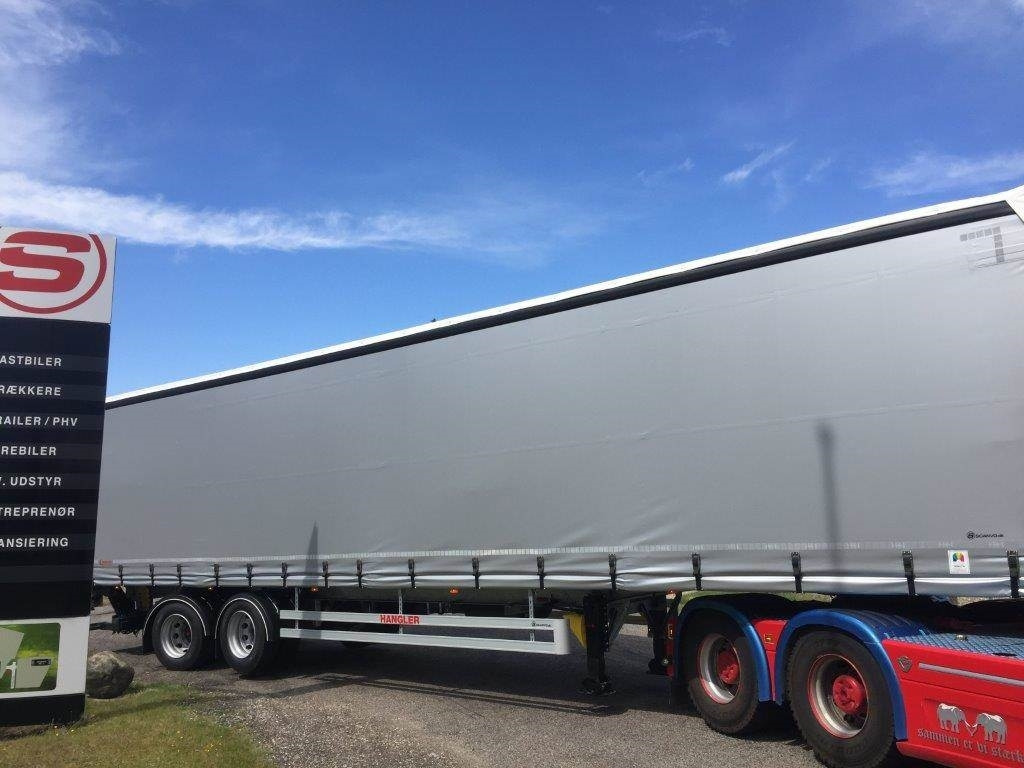 Semirremolque lona Hangler 12,5 mtr 2 akslet city lift - 30 pallers: foto 7