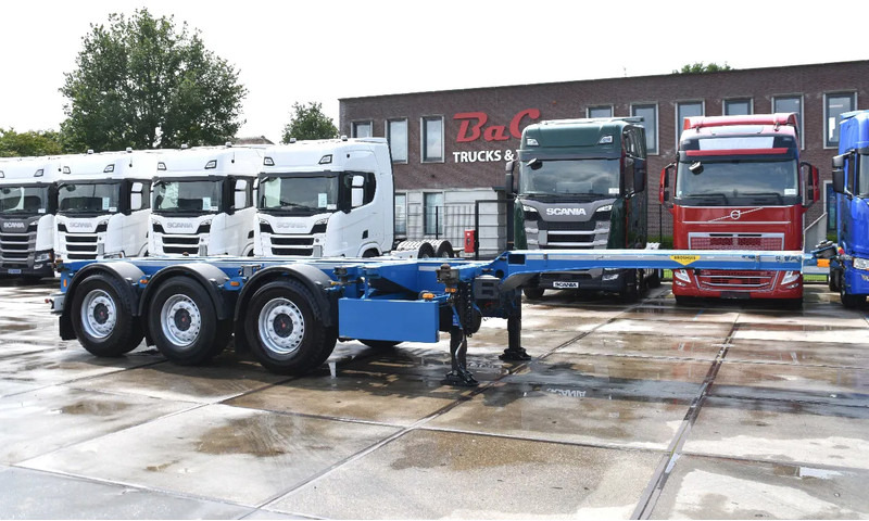 Broshuis MFCC - LIFT AXLE - SAF AXLES - DISC BRAKES - 2 x EXTENDABLE - EXCELLENT CONDITION - - Semirremolque portacontenedore/ Intercambiable: foto 1 Broshuis MFCC - LIFT AXLE - SAF AXLES - DISC BRAKES - 2 x EXTENDABLE - EXCELLENT CONDITION - - Semirremolque portacontenedore/ Intercambiable: foto 1