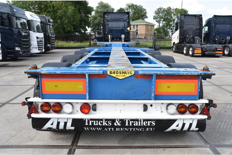 Broshuis MFCC - LIFT AXLE - SAF AXLES - DISC BRAKES - 2 x EXTENDABLE - EXCELLENT CONDITION - - Semirremolque portacontenedore/ Intercambiable: foto 3 Broshuis MFCC - LIFT AXLE - SAF AXLES - DISC BRAKES - 2 x EXTENDABLE - EXCELLENT CONDITION - - Semirremolque portacontenedore/ Intercambiable: foto 3