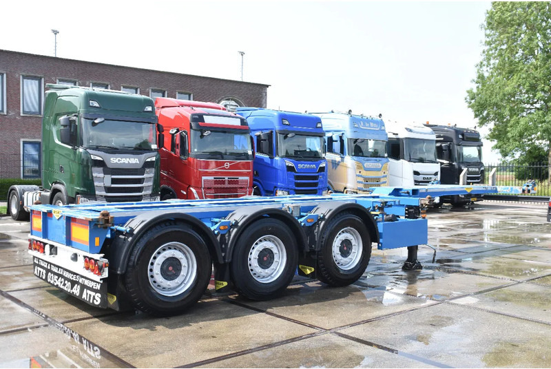 Broshuis MFCC - LIFT AXLE - SAF AXLES - DISC BRAKES - 2 x EXTENDABLE - EXCELLENT CONDITION - - Semirremolque portacontenedore/ Intercambiable: foto 2 Broshuis MFCC - LIFT AXLE - SAF AXLES - DISC BRAKES - 2 x EXTENDABLE - EXCELLENT CONDITION - - Semirremolque portacontenedore/ Intercambiable: foto 2