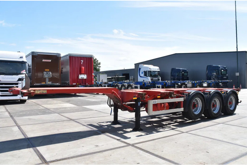 Nooteboom containerchassis - LIFT AXLE - DISC BRAKES - BPW AXLES - 2 x EXTENDABLE - - Semirremolque portacontenedore/ Intercambiable: foto 5 Nooteboom containerchassis - LIFT AXLE - DISC BRAKES - BPW AXLES - 2 x EXTENDABLE - - Semirremolque portacontenedore/ Intercambiable: foto 5