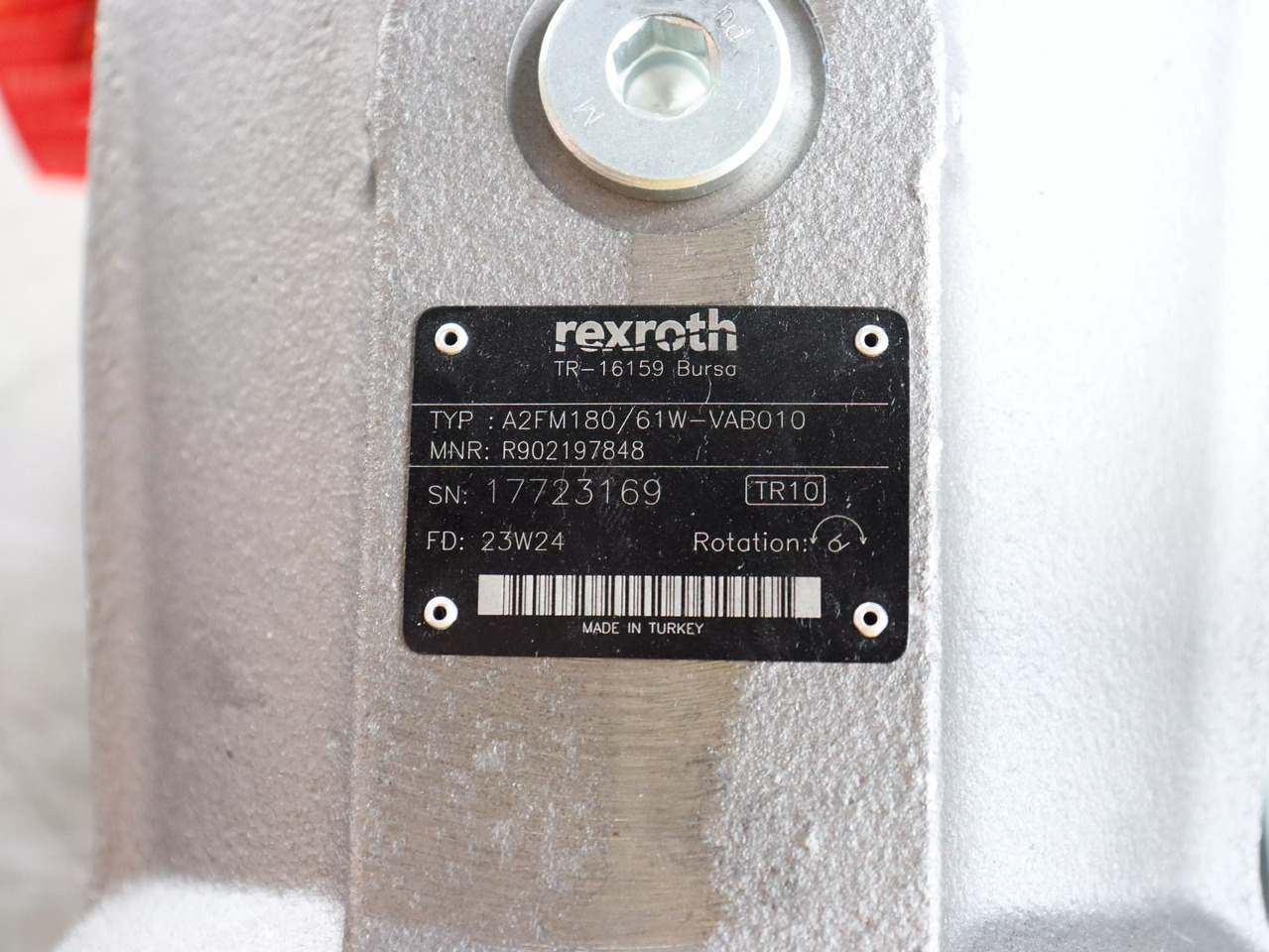 REXROTH A2FM180/61W-VAB010 - Motor hidráulico para Maquinaria de construcción: foto 4 REXROTH A2FM180/61W-VAB010 - Motor hidráulico para Maquinaria de construcción: foto 4