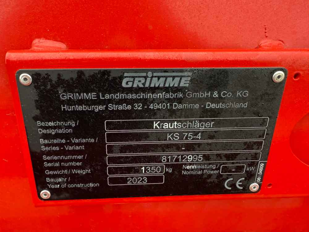 Grimme KS 75-4 - Cosechadora: foto 2 Grimme KS 75-4 - Cosechadora: foto 2