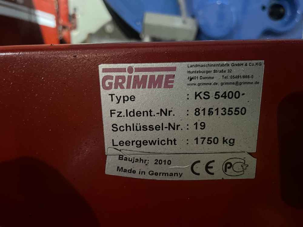 Grimme KS 5400 - Cosechadora: foto 3 Grimme KS 5400 - Cosechadora: foto 3