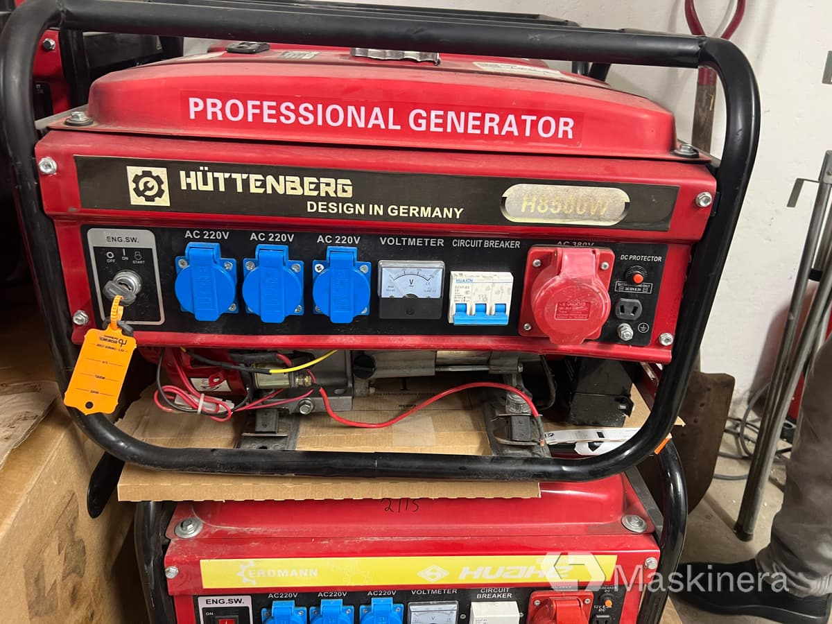 Elverk Huttenberg H8500W - Generador industriale: foto 5 Elverk Huttenberg H8500W - Generador industriale: foto 5