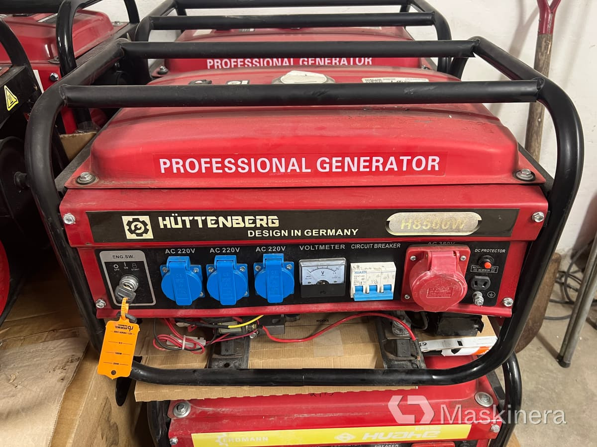 Elverk Huttenberg H8500W - Generador industriale: foto 1 Elverk Huttenberg H8500W - Generador industriale: foto 1