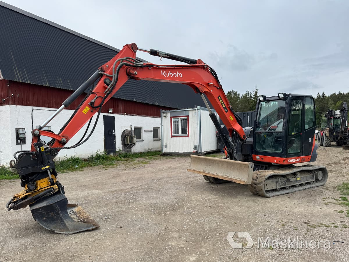 Excavadora de cadenas Grävmaskin Kubota KX 080-4: foto 1