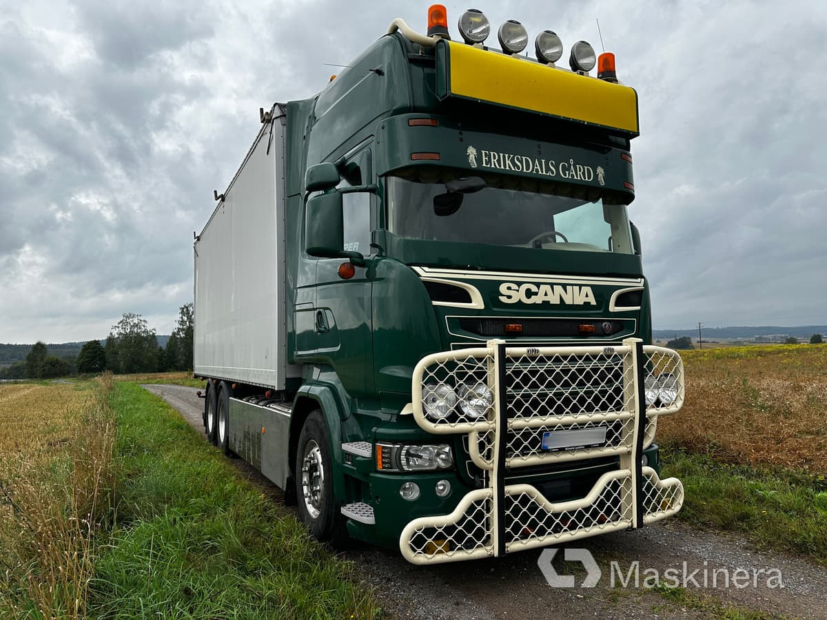 Camión lona Spannmålsbil Scania R580: foto 8