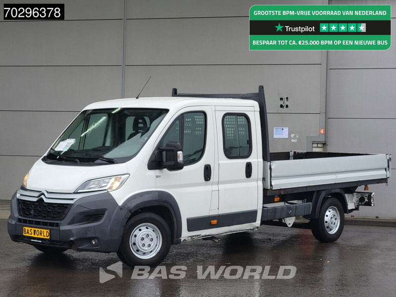 Citroën Jumper 130PK Open Laadbak Dubbel Cabine Trekhaak Airco Cruise Euro6 Pritsche Pickup Open Box Airco Trekhaak Cruise control - Furgoneta caja abierta: foto 1 Citroën Jumper 130PK Open Laadbak Dubbel Cabine Trekhaak Airco Cruise Euro6 Pritsche Pickup Open Box Airco Trekhaak Cruise control - Furgoneta caja abierta: foto 1