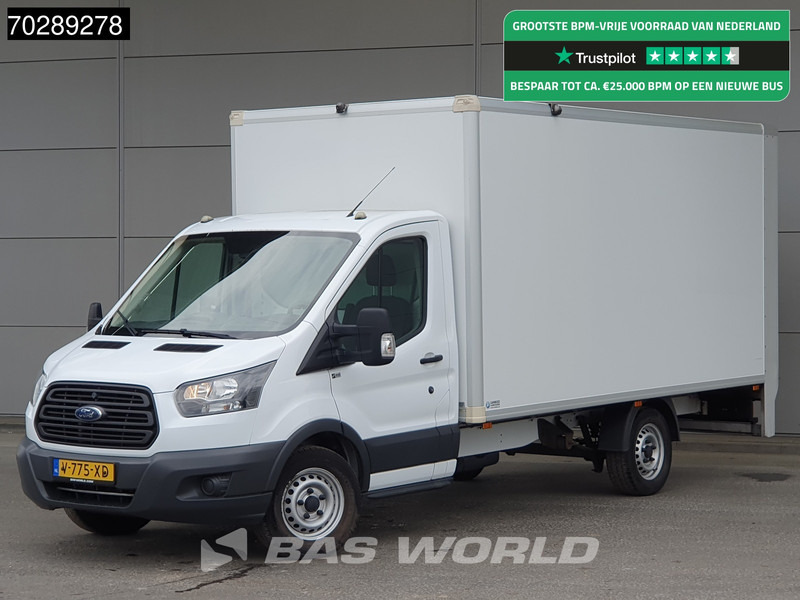 Ford Transit 130pk Laadklep Zijdeur Bakwagen 360camera Airco Euro6 Meubelbak Koffer 19m3 Airco - Furgoneta caja cerrada: foto 1 Ford Transit 130pk Laadklep Zijdeur Bakwagen 360camera Airco Euro6 Meubelbak Koffer 19m3 Airco - Furgoneta caja cerrada: foto 1