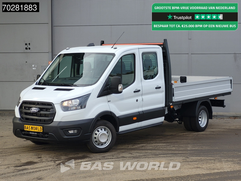 Ford Transit 165pk Automaat Dubbel Cabine Open Laadbak 3,5t Trekhaak Dubbellucht 165PK Airco Cruise Camera Parkeersensoren Euro6 Pritsche Pic - Furgoneta caja abierta: foto 1 Ford Transit 165pk Automaat Dubbel Cabine Open Laadbak 3,5t Trekhaak Dubbellucht 165PK Airco Cruise Camera Parkeersensoren Euro6 Pritsche Pic - Furgoneta caja abierta: foto 1
