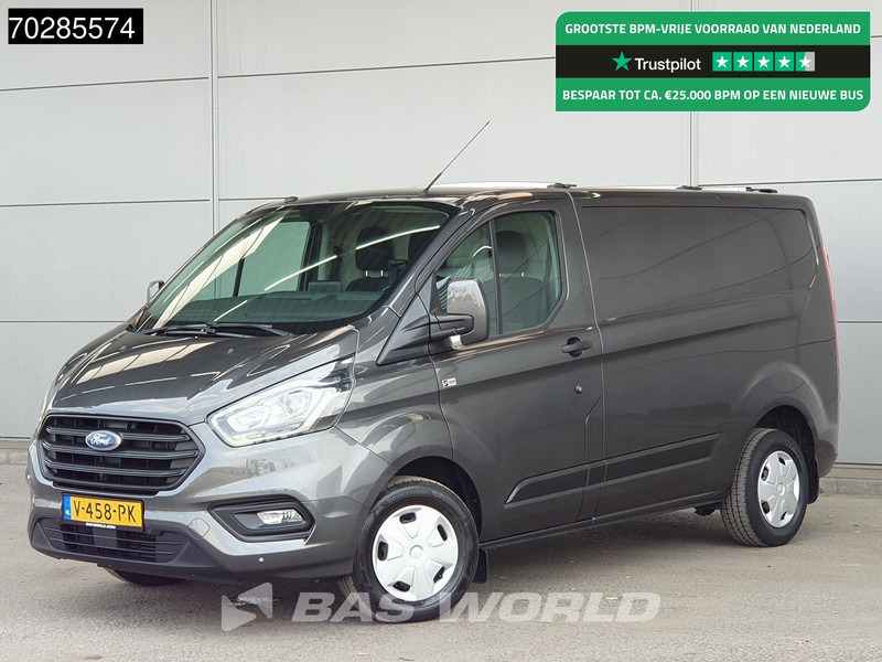 Furgoneta pequeña Ford Transit Custom 105pk MARGE! L1H1 Navi LED Airco Cruise Camera Parkeersensoren Euro6 L1 6m3 Airco Trekhaak Cruise control: foto 1