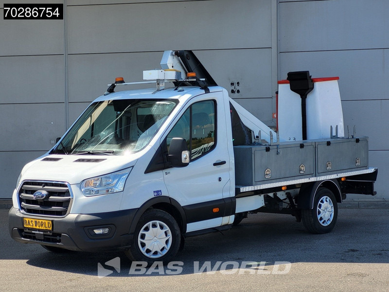 Ford Transit 130pk Hoogwerker 11meter Werkhoogte Trekhaak Airco Cruise Euro6 Nacelle Arbeitsbühne 1Personen Trekhaak Cruise control - Furgoneta: foto 3 Ford Transit 130pk Hoogwerker 11meter Werkhoogte Trekhaak Airco Cruise Euro6 Nacelle Arbeitsbühne 1Personen Trekhaak Cruise control - Furgoneta: foto 3