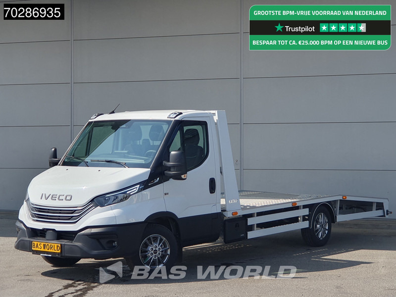 Iveco Daily 35S18 3.0L Autotransporter Automaat 3,5t Trekhaak Navi ACC LED Airco Lier Euro6 Oprijwagen Cartransporter Trekhaak - Furgoneta: foto 1 Iveco Daily 35S18 3.0L Autotransporter Automaat 3,5t Trekhaak Navi ACC LED Airco Lier Euro6 Oprijwagen Cartransporter Trekhaak - Furgoneta: foto 1