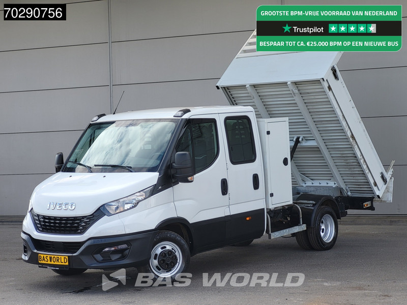Iveco Daily 35C14 Kipper met Kist Dubbel Cabine Dubbellucht 3,5t Trekhaak Airco Cruise Euro6 Kieper Tipper Benne 2m3 Airco Trekhaak Cruise c - Furgoneta basculante: foto 1 Iveco Daily 35C14 Kipper met Kist Dubbel Cabine Dubbellucht 3,5t Trekhaak Airco Cruise Euro6 Kieper Tipper Benne 2m3 Airco Trekhaak Cruise c - Furgoneta basculante: foto 1