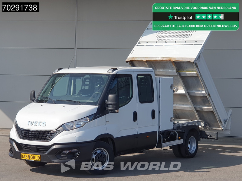 Iveco Daily 35C14 Open Laadbak met Kist Dubbel Cabine Dubbellucht 3,5t Trekhaak Airco Cruise Euro6 Pritsche Pickup Open Box 2m3 Airco Trekha - Furgoneta caja abierta: foto 1 Iveco Daily 35C14 Open Laadbak met Kist Dubbel Cabine Dubbellucht 3,5t Trekhaak Airco Cruise Euro6 Pritsche Pickup Open Box 2m3 Airco Trekha - Furgoneta caja abierta: foto 1