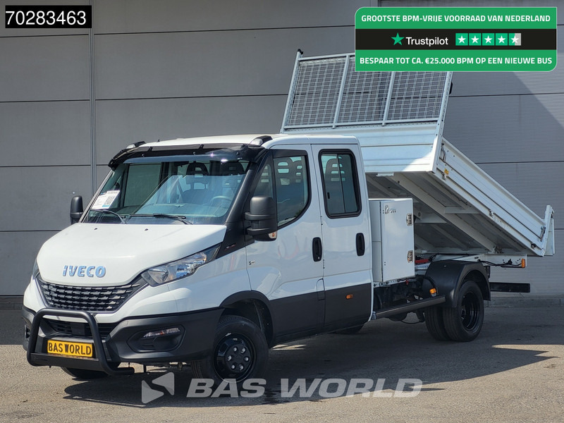 Iveco Daily 35C16 3.0L Special Edition Kipper met Kist Dubbel Cabine Dubbellucht 3,5t Trekhaak Airco Cruise Euro6 Tipper Benne Kieper Airco - Furgoneta basculante: foto 1 Iveco Daily 35C16 3.0L Special Edition Kipper met Kist Dubbel Cabine Dubbellucht 3,5t Trekhaak Airco Cruise Euro6 Tipper Benne Kieper Airco - Furgoneta basculante: foto 1