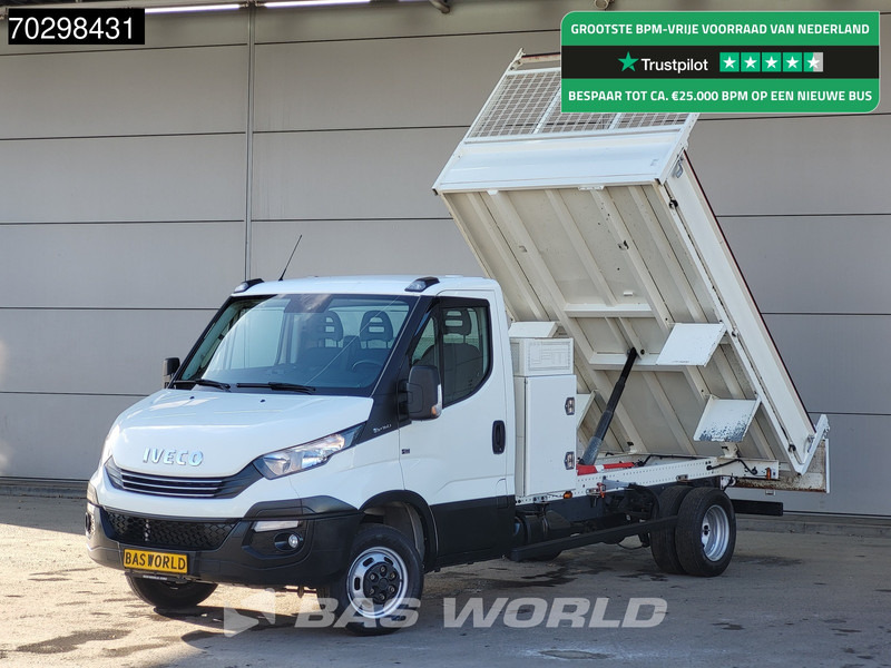 Iveco Daily 35C16 Automaat Kipper met Kist Dubbellucht 3,5t Trekhaak Airco Cruise Euro6 Tipper Benne Kieper Airco Trekhaak Cruise control - Furgoneta basculante: foto 1 Iveco Daily 35C16 Automaat Kipper met Kist Dubbellucht 3,5t Trekhaak Airco Cruise Euro6 Tipper Benne Kieper Airco Trekhaak Cruise control - Furgoneta basculante: foto 1