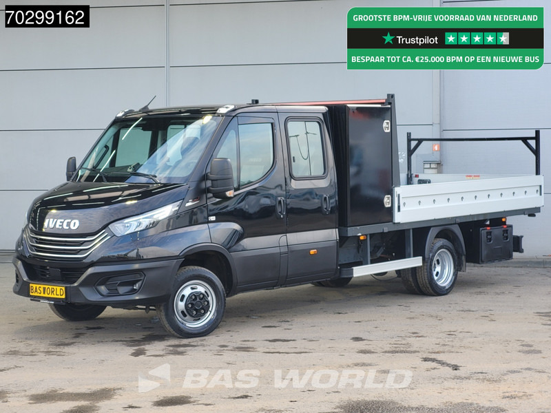 Iveco Daily 35C18 3.0L Automaat Dubbel Cabine met Kist Dubbellucht Open Laadbak 3,5t Trekhaak 180PK LED Navi Airco Cruise Euro6 Pritsche Pic - Furgoneta caja abierta: foto 1 Iveco Daily 35C18 3.0L Automaat Dubbel Cabine met Kist Dubbellucht Open Laadbak 3,5t Trekhaak 180PK LED Navi Airco Cruise Euro6 Pritsche Pic - Furgoneta caja abierta: foto 1