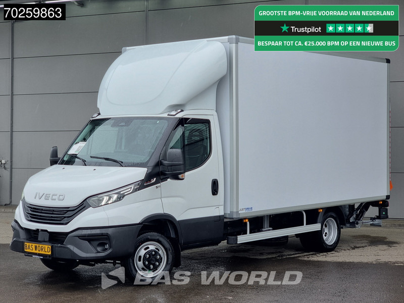 Furgoneta caja cerrada nuevo Iveco Daily 35C18 3.0L Automaat Luchtvering Zijdeur Laadklep Bakwagen Navi LED Koffer Gesloten laadbak Bakwagen 22m3 Airco Cruise control: foto 1