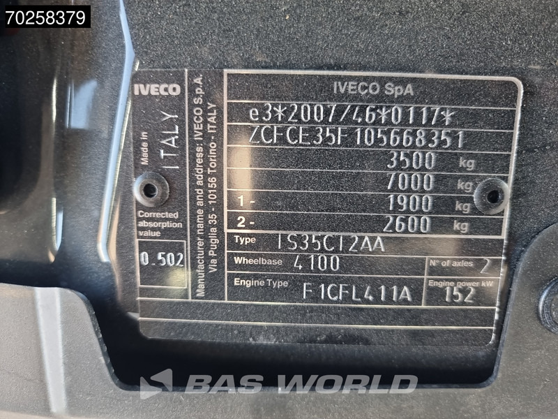 Furgoneta caja abierta nuevo Iveco Daily 35C21 3.0L 210PK Black Edition 2025model Open laadbak CarPlay ACC LED 3,5T Trekvermogen Pritsche Pickup Airco: foto 20