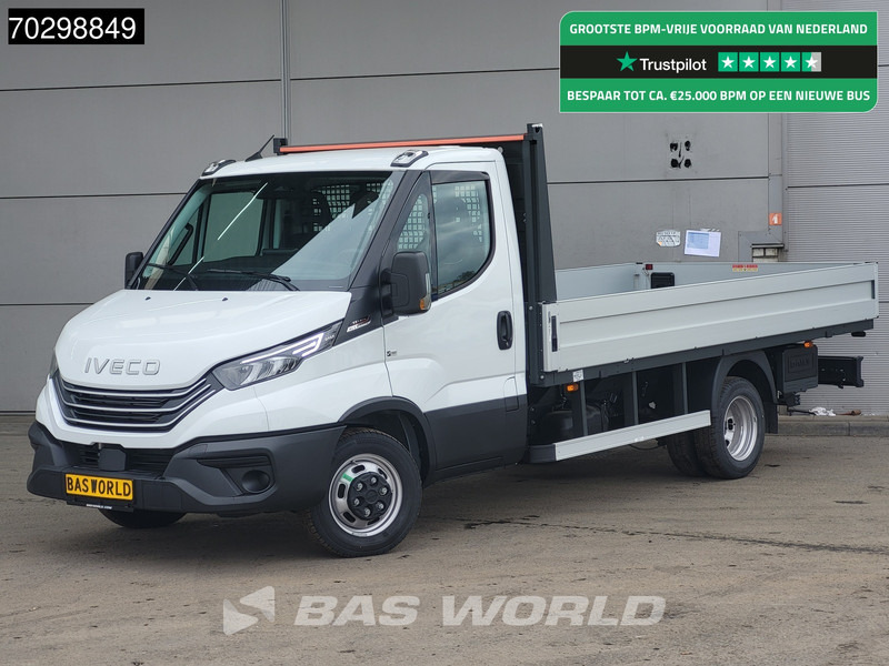 Iveco Daily 35C21 3.0L Automaat Open Laadbak 3,5t Trekhaak 210PK Dubbellucht ACC LED Airco Cruise Euro6 Pritsche Pickup Open Box Airco Trekh - Furgoneta caja abierta: foto 1 Iveco Daily 35C21 3.0L Automaat Open Laadbak 3,5t Trekhaak 210PK Dubbellucht ACC LED Airco Cruise Euro6 Pritsche Pickup Open Box Airco Trekh - Furgoneta caja abierta: foto 1