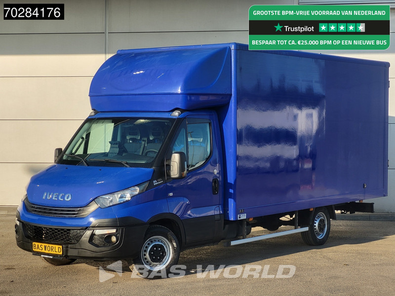 Iveco Daily 35S14 Automaat Bakwagen Achterdeuren 488cm lang! Airco Cruise Euro6 Meubelbak Koffer 24m3 Airco Cruise control - Furgoneta caja cerrada: foto 1 Iveco Daily 35S14 Automaat Bakwagen Achterdeuren 488cm lang! Airco Cruise Euro6 Meubelbak Koffer 24m3 Airco Cruise control - Furgoneta caja cerrada: foto 1