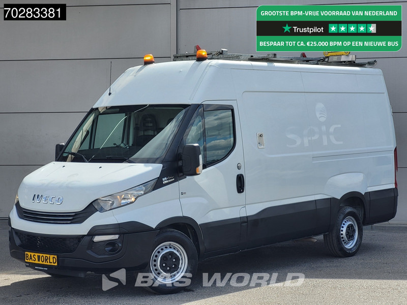 Iveco Daily 35S14 Automaat L2H2 3,5t Trekhaak Airco Cruise Camera Werkplaatsinrichting Euro6 Tankinstallatie Servicewagen L2 12m3 Airco Trek - Furgón: foto 1 Iveco Daily 35S14 Automaat L2H2 3,5t Trekhaak Airco Cruise Camera Werkplaatsinrichting Euro6 Tankinstallatie Servicewagen L2 12m3 Airco Trek - Furgón: foto 1