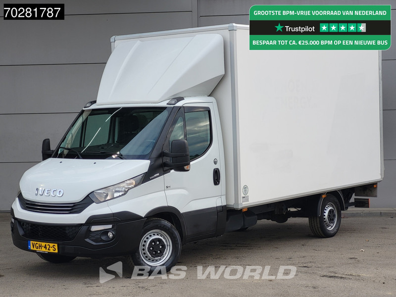 Iveco Daily 35S18 3.0L Laadklep Bakwagen Airco Lat om Lat Euro6 Meubelbak Koffer 20m3 Airco - Furgoneta caja cerrada: foto 1 Iveco Daily 35S18 3.0L Laadklep Bakwagen Airco Lat om Lat Euro6 Meubelbak Koffer 20m3 Airco - Furgoneta caja cerrada: foto 1