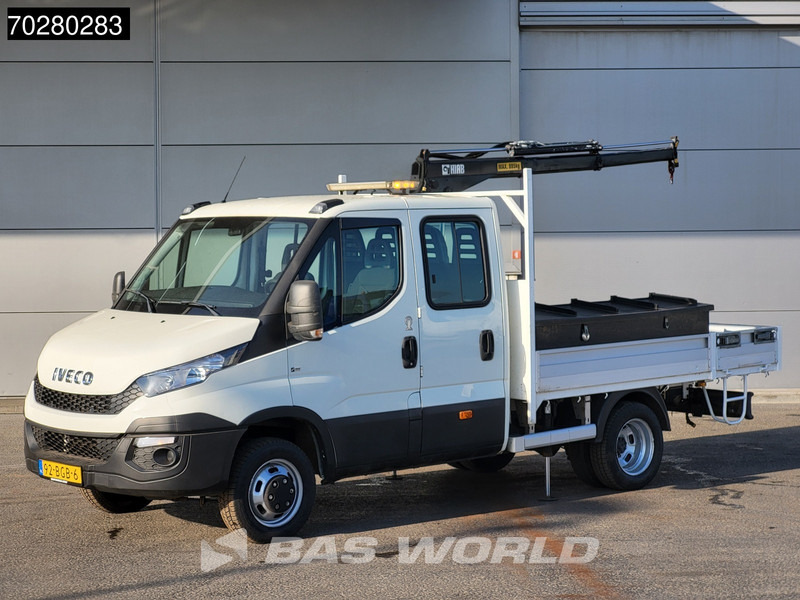 Iveco Daily 50C17 3,0L Automaat 170PK HIAB 017T-2 DC Open laadbak Dubbellucht Airco Euro6 Pickup Crane Kraanwagen Kranwagen Pritsche Airco D - Furgoneta caja abierta: foto 2 Iveco Daily 50C17 3,0L Automaat 170PK HIAB 017T-2 DC Open laadbak Dubbellucht Airco Euro6 Pickup Crane Kraanwagen Kranwagen Pritsche Airco D - Furgoneta caja abierta: foto 2