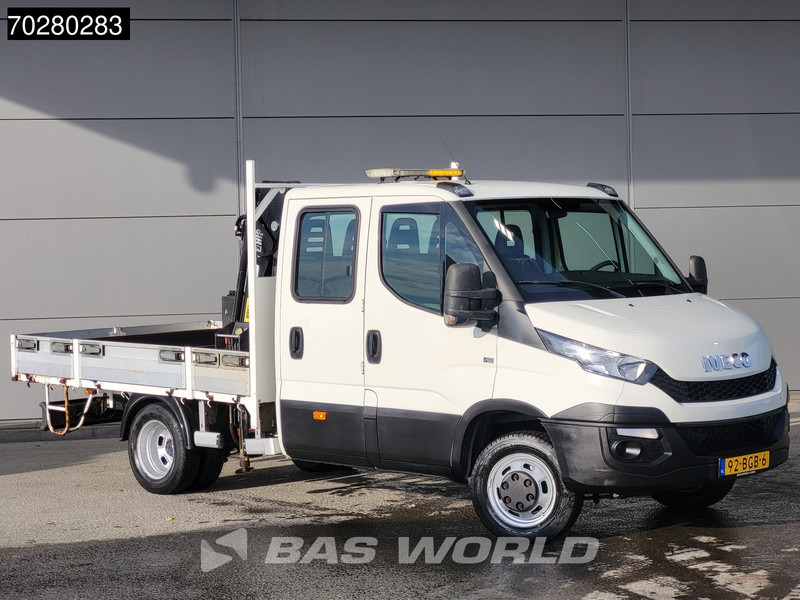Iveco Daily 50C17 3,0L Automaat HIAB 017T-2 Dubbel Cabine Dubbellucht Airco Euro6 Pickup Crane Kraanwagen Pritsche Airco Dubbel cabine - Furgoneta caja abierta: foto 3 Iveco Daily 50C17 3,0L Automaat HIAB 017T-2 Dubbel Cabine Dubbellucht Airco Euro6 Pickup Crane Kraanwagen Pritsche Airco Dubbel cabine - Furgoneta caja abierta: foto 3