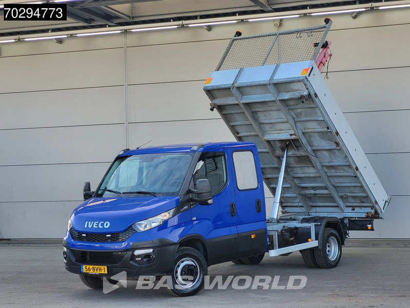 Iveco Daily 70C17 Drie-Zijdige 3.0L Kipper 7-tons Kraan Dubbellucht 170PK 3,5t Trekhaak Airco Tipper Benne Kieper Kraanwagen Crane Kranwagen - Furgoneta basculante: foto 3 Iveco Daily 70C17 Drie-Zijdige 3.0L Kipper 7-tons Kraan Dubbellucht 170PK 3,5t Trekhaak Airco Tipper Benne Kieper Kraanwagen Crane Kranwagen - Furgoneta basculante: foto 3