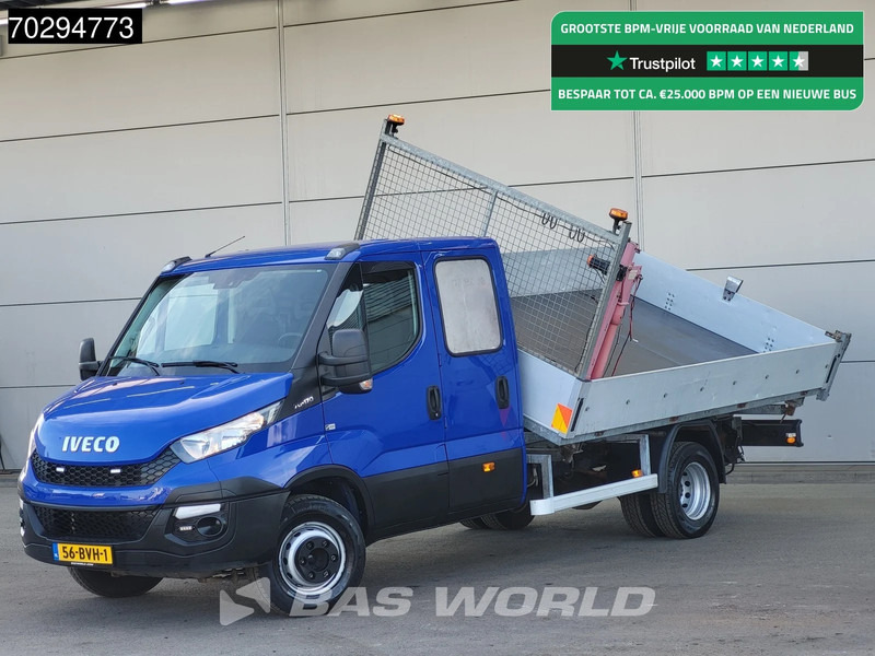 Iveco Daily 70C17 Drie-Zijdige 3.0L Kipper 7-tons Kraan Dubbellucht 170PK 3,5t Trekhaak Airco Tipper Benne Kieper Kraanwagen Crane Kranwagen - Furgoneta basculante: foto 1 Iveco Daily 70C17 Drie-Zijdige 3.0L Kipper 7-tons Kraan Dubbellucht 170PK 3,5t Trekhaak Airco Tipper Benne Kieper Kraanwagen Crane Kranwagen - Furgoneta basculante: foto 1