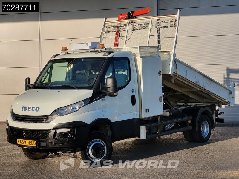 Iveco Daily 70C18 3.0L Driezijdige Kipper 500KG Kraan Kraanwagen Open Laadbak 3,5t Trekhaak Airco Cruise Euro6 Kraan Crane Kranwagen Kipper - Furgoneta basculante: foto 2 Iveco Daily 70C18 3.0L Driezijdige Kipper 500KG Kraan Kraanwagen Open Laadbak 3,5t Trekhaak Airco Cruise Euro6 Kraan Crane Kranwagen Kipper - Furgoneta basculante: foto 2