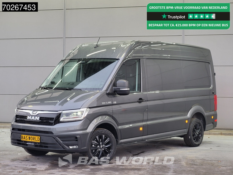 MAN TGE 3.180 Automaat 2025 model Facelift Black Edition L3H3 ACC Trekhaak L2H2 11m3 Airco Trekhaak - Furgón: foto 1 MAN TGE 3.180 Automaat 2025 model Facelift Black Edition L3H3 ACC Trekhaak L2H2 11m3 Airco Trekhaak - Furgón: foto 1
