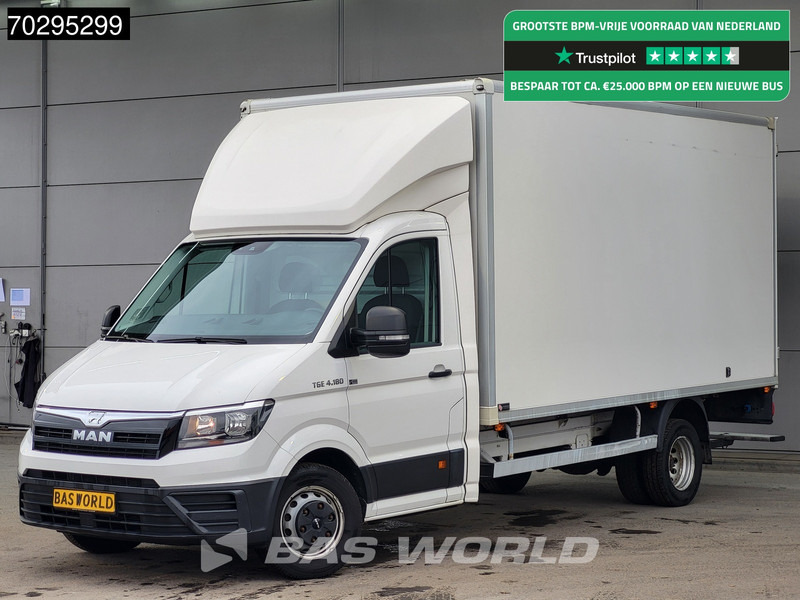 MAN TGE 4.180 Dubbellucht Bakwagen Achterdeuren ACC Navi Airco Euro6 Meubelbak Koffer Airco - Furgoneta caja cerrada: foto 1 MAN TGE 4.180 Dubbellucht Bakwagen Achterdeuren ACC Navi Airco Euro6 Meubelbak Koffer Airco - Furgoneta caja cerrada: foto 1