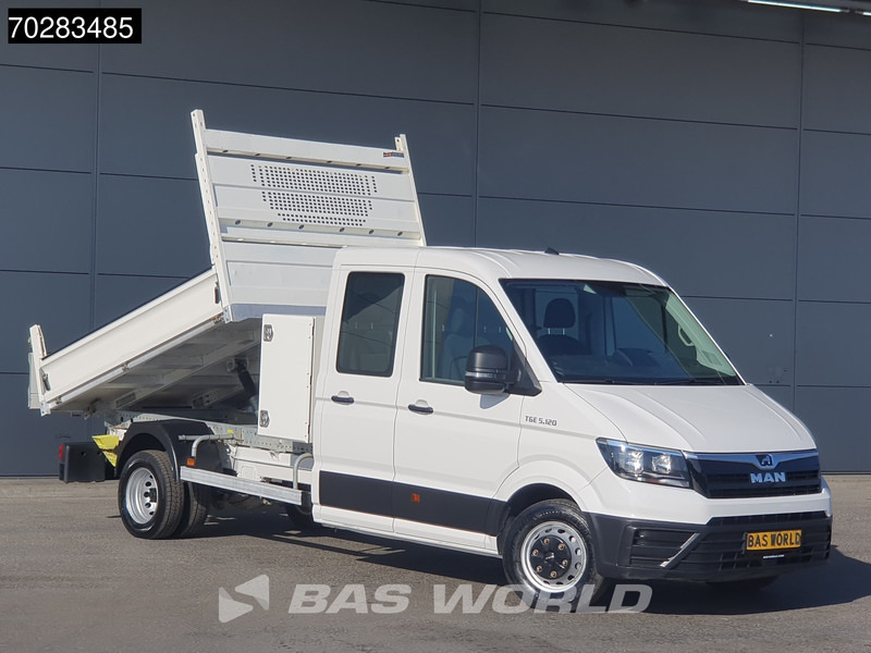 MAN TGE 5.120 Kipper met Kist Dubbel Cabine Dubbellucht 3,5t Trekhaak Navi Airco Cruise Camera Euro6 Tipper Benne Kieper 2m3 Airco Trekhaak Cr - Furgoneta basculante: foto 3 MAN TGE 5.120 Kipper met Kist Dubbel Cabine Dubbellucht 3,5t Trekhaak Navi Airco Cruise Camera Euro6 Tipper Benne Kieper 2m3 Airco Trekhaak Cr - Furgoneta basculante: foto 3