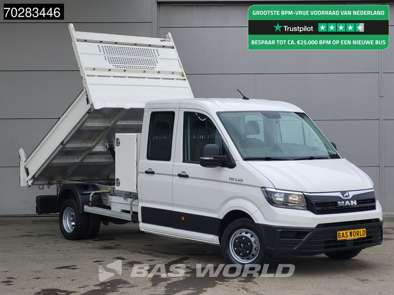 MAN TGE 5.120 Open Laadbak met Kist Dubbel Cabine Dubbellucht 3,5t Trekhaak Navi Airco Cruise Euro6 Pritsche Open Box Pickup Airco Dubbel cabi - Furgoneta caja abierta: foto 1 MAN TGE 5.120 Open Laadbak met Kist Dubbel Cabine Dubbellucht 3,5t Trekhaak Navi Airco Cruise Euro6 Pritsche Open Box Pickup Airco Dubbel cabi - Furgoneta caja abierta: foto 1