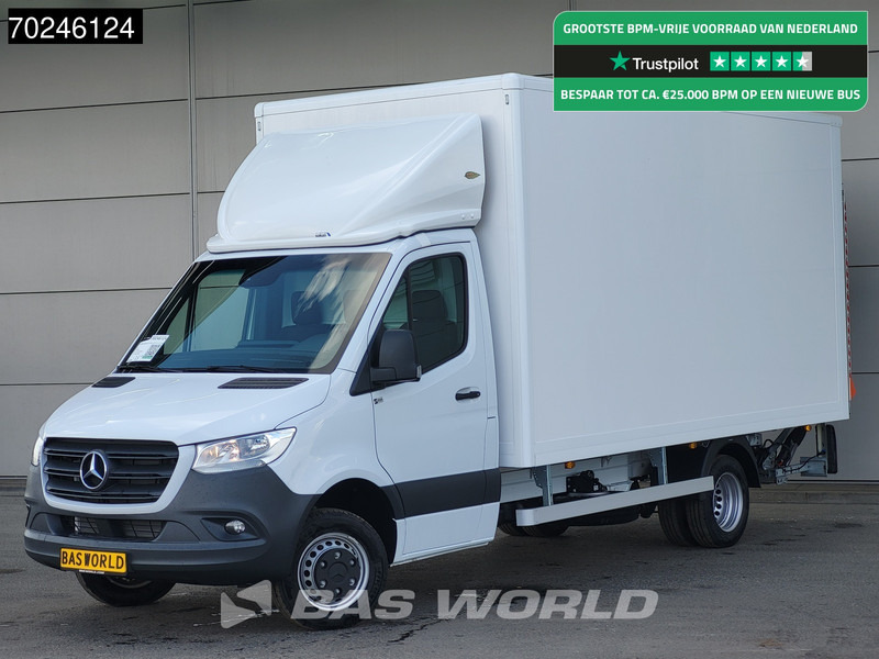 Mercedes-Benz Sprinter 515 CDI Automaat 1000kg Laadklep Zijdeur Dubbellucht Bakwagen MBUX Airco Cruise CarPlay D'Hollandia Euro6 Koffer Meubelbak 21m3 - Furgoneta caja cerrada: foto 1 Mercedes-Benz Sprinter 515 CDI Automaat 1000kg Laadklep Zijdeur Dubbellucht Bakwagen MBUX Airco Cruise CarPlay D'Hollandia Euro6 Koffer Meubelbak 21m3 - Furgoneta caja cerrada: foto 1