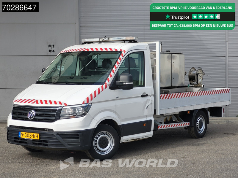 Volkswagen Crafter 177pk Automaat Open Laadbak Reinigingswagen Trekhaak Airco Cruise Euro6 Pritsche Pickup Open Box Hogedrukspuit Waterpomp Airco T - Furgoneta caja abierta: foto 1 Volkswagen Crafter 177pk Automaat Open Laadbak Reinigingswagen Trekhaak Airco Cruise Euro6 Pritsche Pickup Open Box Hogedrukspuit Waterpomp Airco T - Furgoneta caja abierta: foto 1