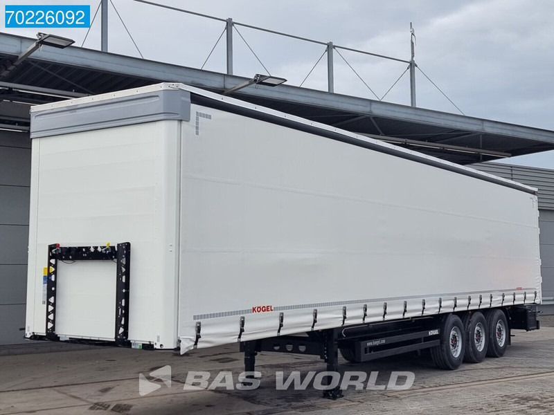 Kögel S24-1 3 axles NEW BPW/SAF Liftachse Edscha. - Semirremolque lona: foto 1 Kögel S24-1 3 axles NEW BPW/SAF Liftachse Edscha. - Semirremolque lona: foto 1