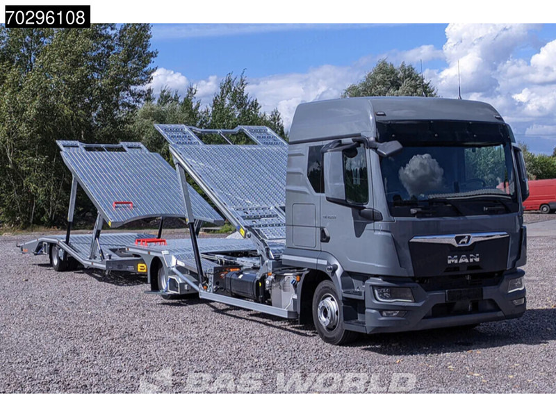 MAN TGL 12.250 TGL 4X2 NEW! Modulo car transporter combi 5 spots Winch Euro 6 - Camión portavehículos: foto 2 MAN TGL 12.250 TGL 4X2 NEW! Modulo car transporter combi 5 spots Winch Euro 6 - Camión portavehículos: foto 2