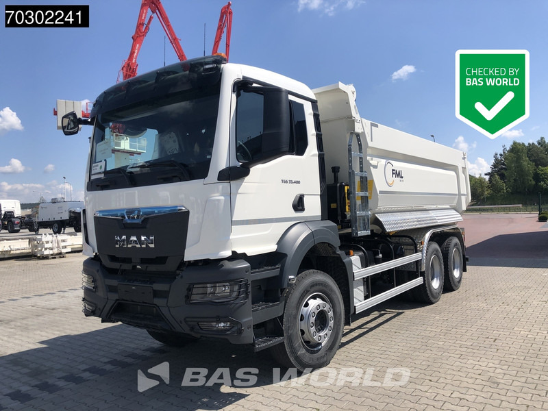 MAN TGS 33.400 6X4 NEW 17m3 KH Kipper Manual Steel suspension Big-Axle EURO 2 - Camión volquete: foto 1 MAN TGS 33.400 6X4 NEW 17m3 KH Kipper Manual Steel suspension Big-Axle EURO 2 - Camión volquete: foto 1