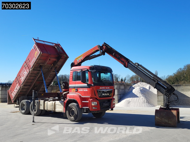 Camión volquete, Camión grúa MAN TGS 33.440 6X4 Palfinger PK23001-EH Kran Crane Big-Axle 13m3 tipper Euro 6: foto 17 Camión volquete, Camión grúa MAN TGS 33.440 6X4 Palfinger PK23001-EH Kran Crane Big-Axle 13m3 tipper Euro 6: foto 17