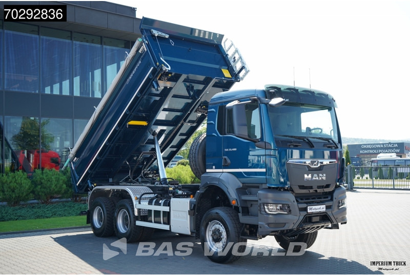 MAN TGS 33.480 TGS 6X6 11m3 KH-3-Way Kipper 6x6 Steel Suspension Automatic Big-Axle Euro 6 - Camión volquete: foto 3 MAN TGS 33.480 TGS 6X6 11m3 KH-3-Way Kipper 6x6 Steel Suspension Automatic Big-Axle Euro 6 - Camión volquete: foto 3