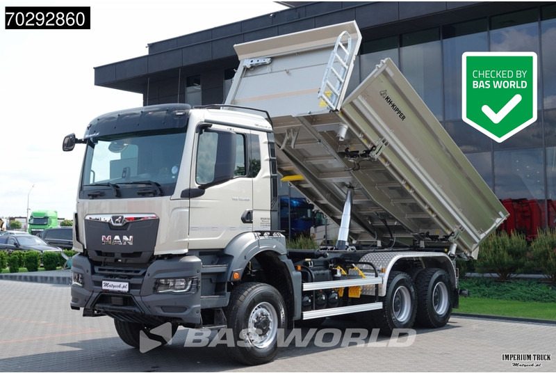 MAN TGS 33.480 TGS 6X6 6x6 3-Way Kipper Big-Axle Euro 6 - Camión volquete: foto 1 MAN TGS 33.480 TGS 6X6 6x6 3-Way Kipper Big-Axle Euro 6 - Camión volquete: foto 1