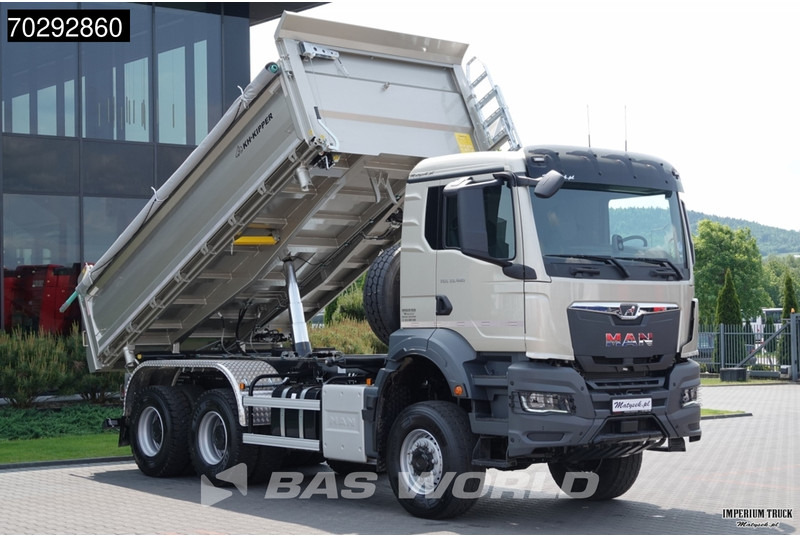 MAN TGS 33.480 TGS 6X6 6x6 3-Way Kipper Big-Axle Euro 6 - Camión volquete: foto 3 MAN TGS 33.480 TGS 6X6 6x6 3-Way Kipper Big-Axle Euro 6 - Camión volquete: foto 3